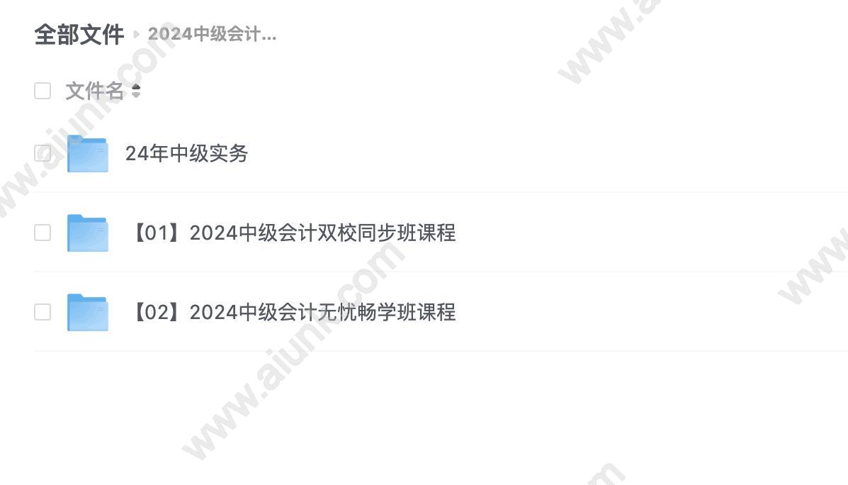 2024中级会计VIP课程(1)
