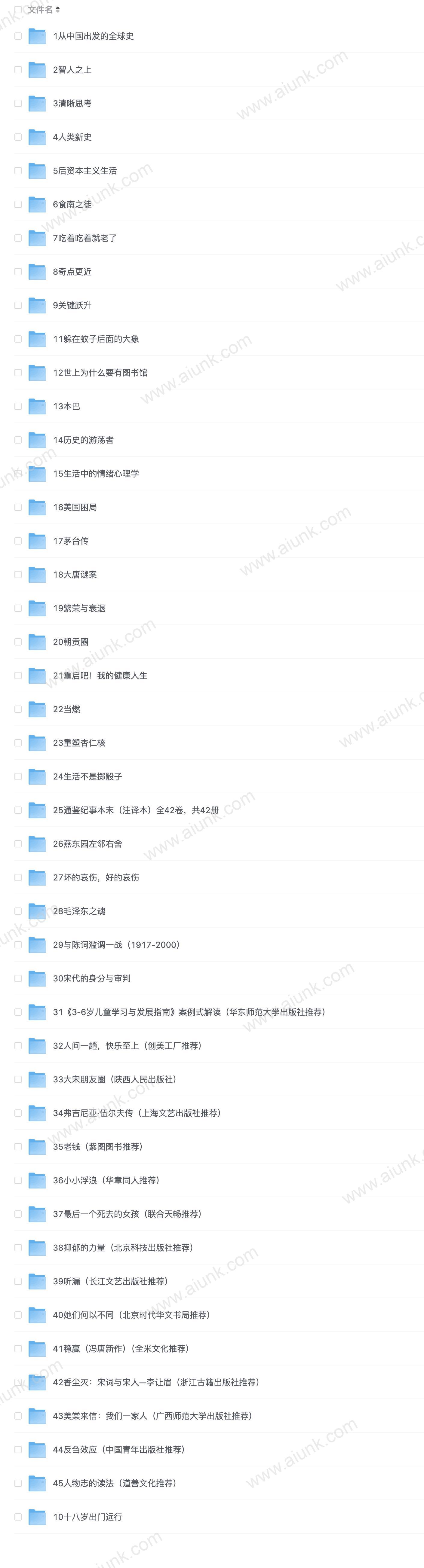 2024年出版社精选书单