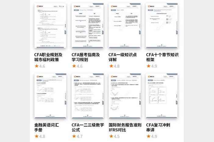 CFA资料网课合集