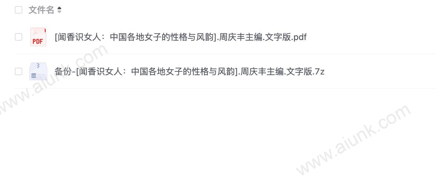 [闻香识女人：中国各地女子的性格与风韵].周庆丰主编.文字版