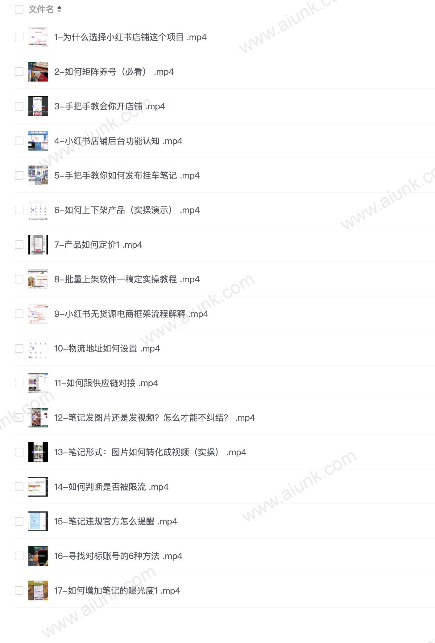 陶金金·小红书店铺运营课,小红书店铺入门实战教学