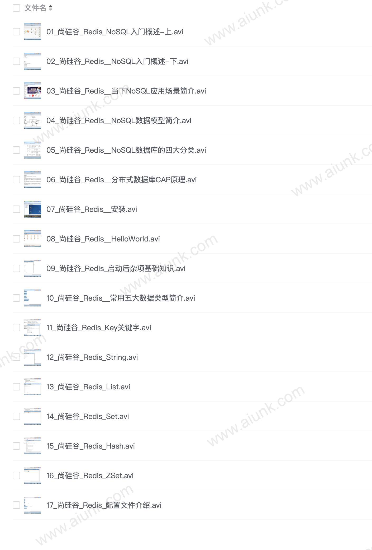 【尚硅谷】Redis视频 - 带源码课件