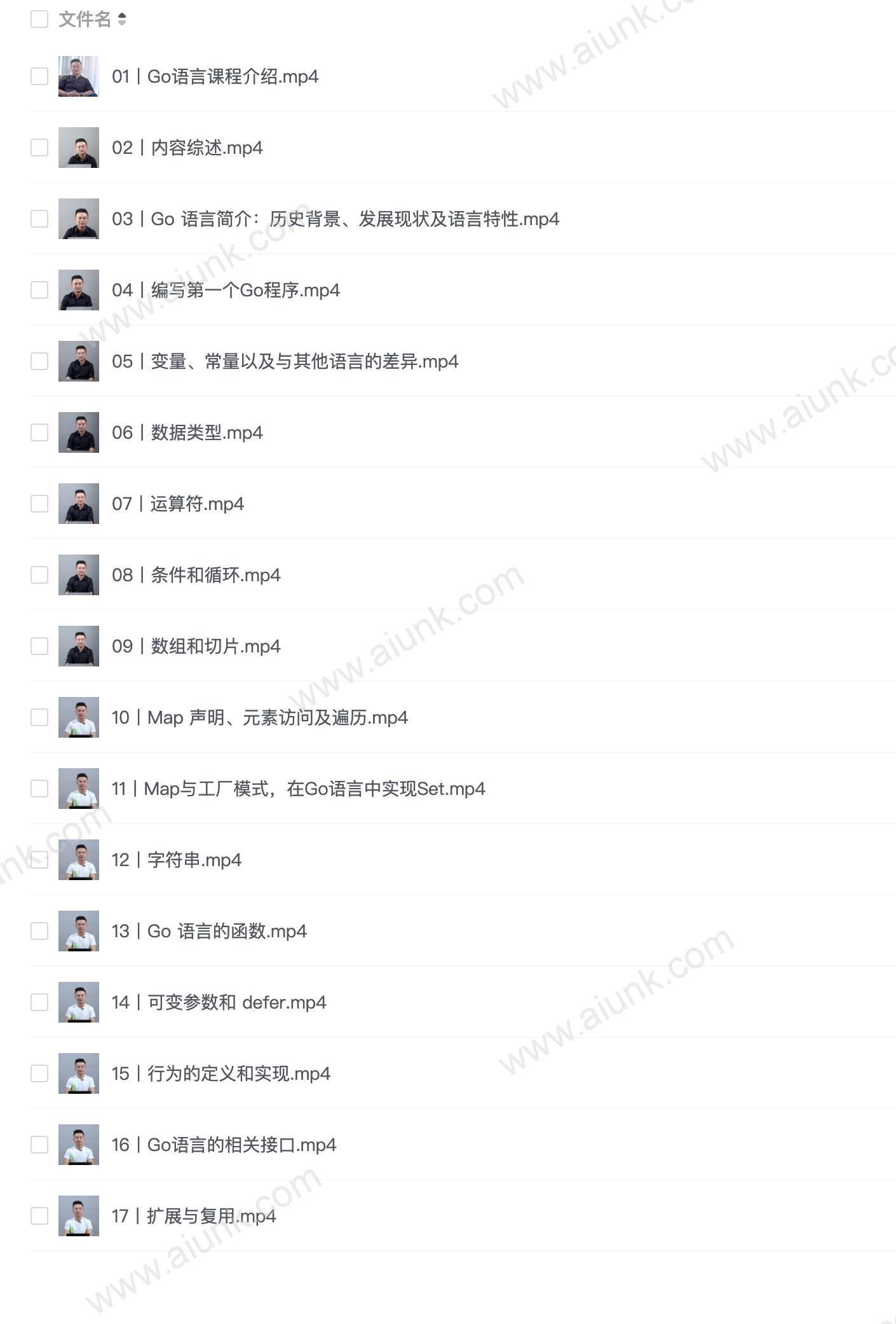 【极客时间-100024001】Go 语言从入门到实战