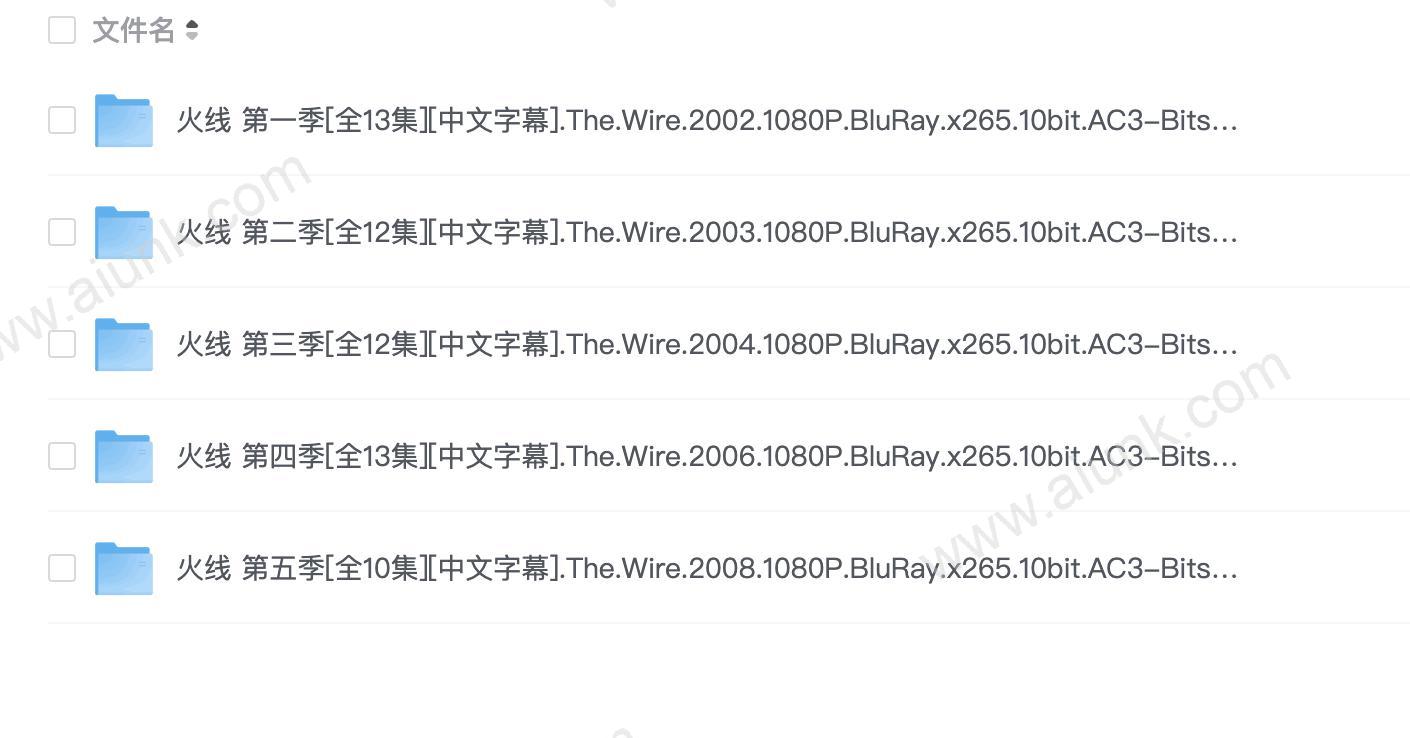 火线(2002)S01-S05全集 1080P蓝光 内封中英双语字幕