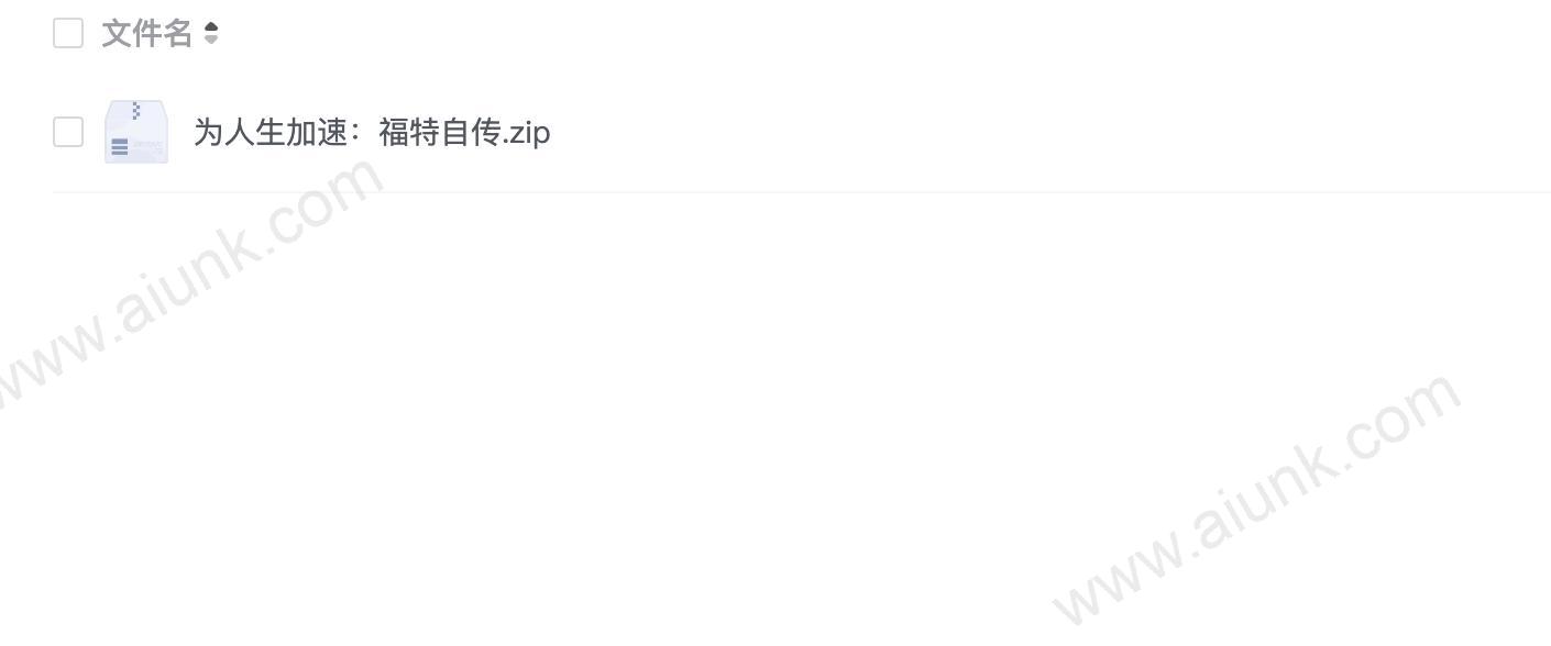 为人生加速:福特自传