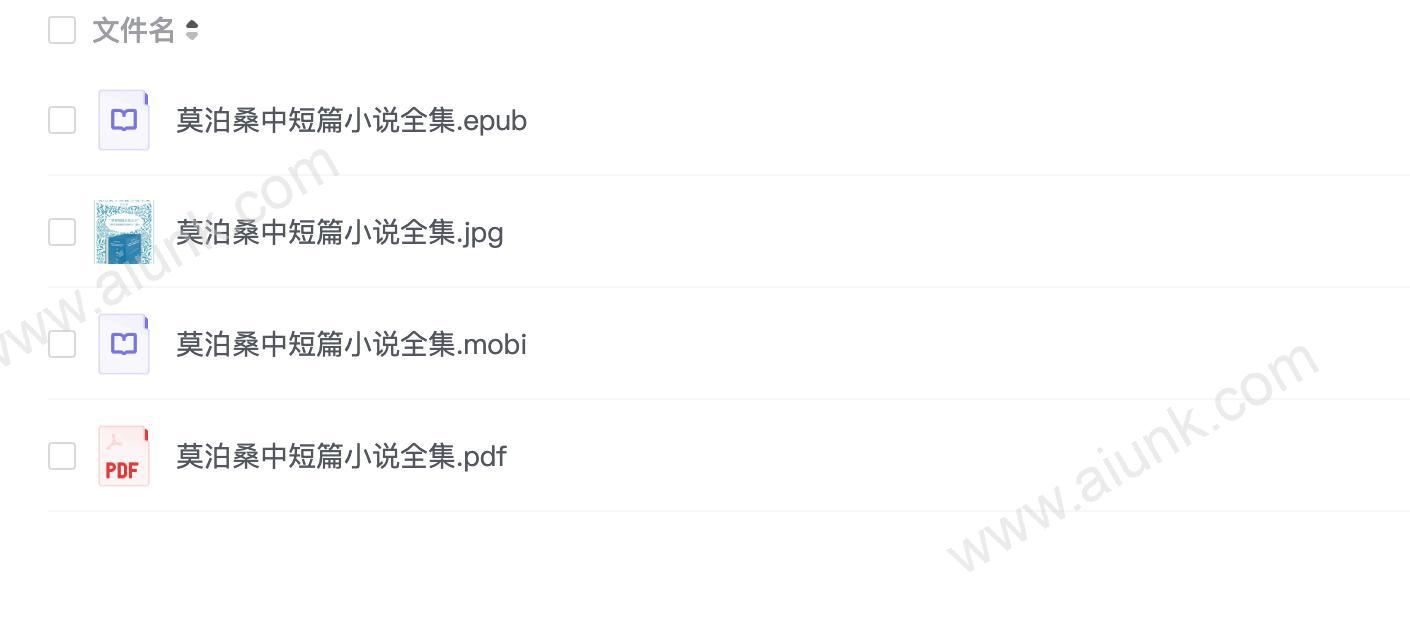 莫泊桑中短篇小说全集(全五卷)