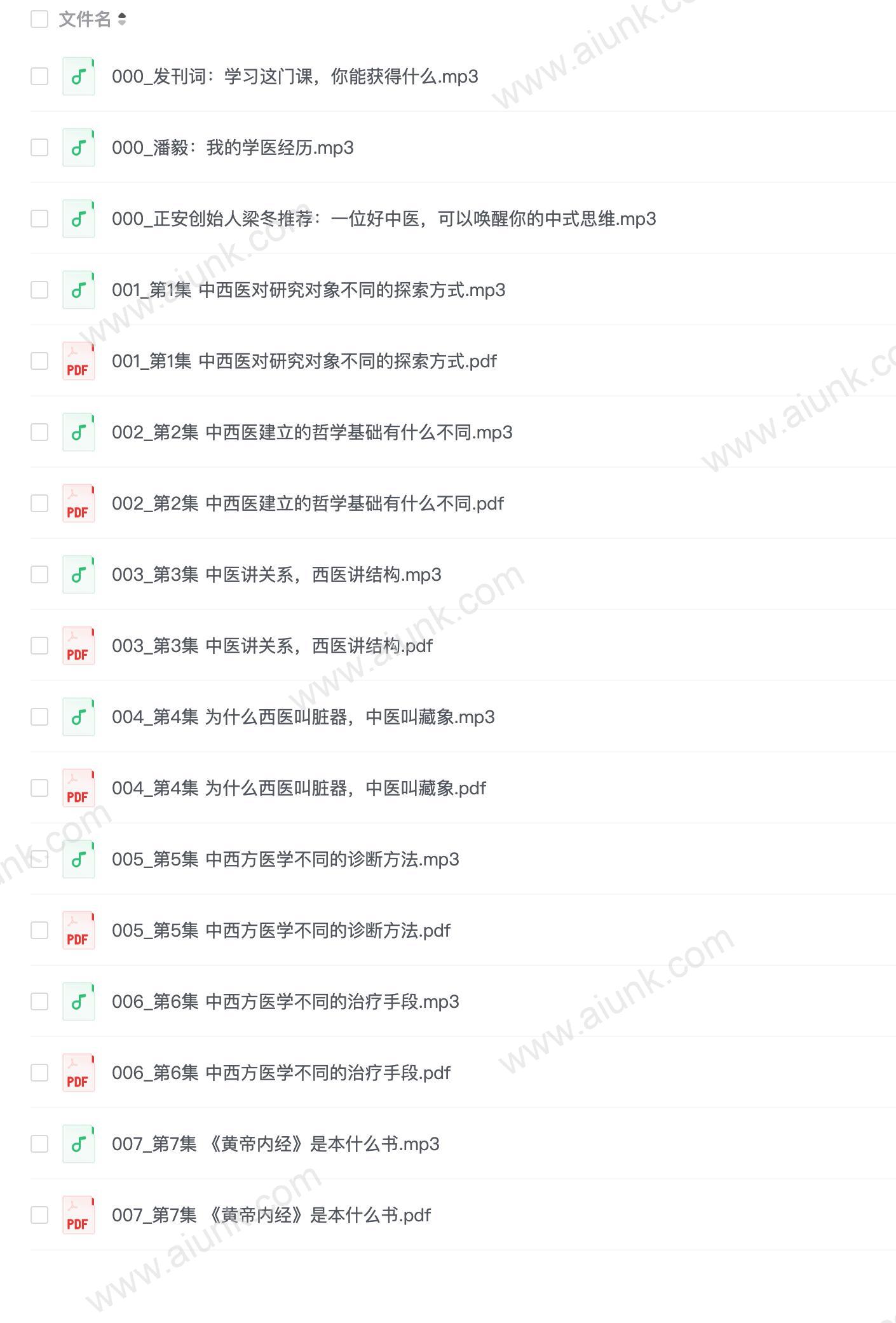 【045】潘毅·中医文化必修课