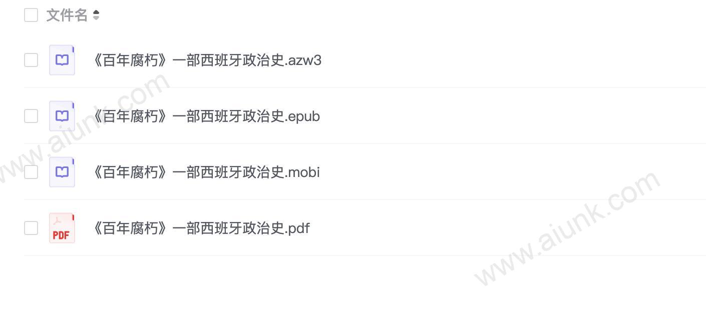 《百年腐朽》一部西班牙政治史 豆瓣8.9高分书籍
