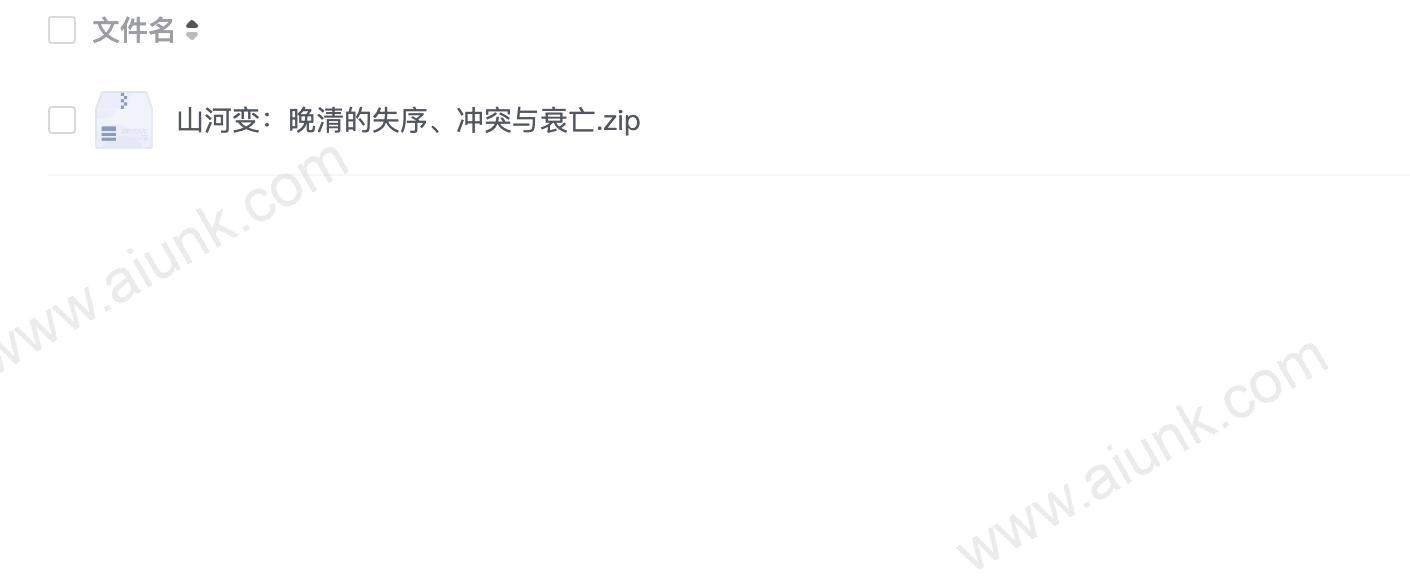 山河变：晚清的失序、冲突与衰亡