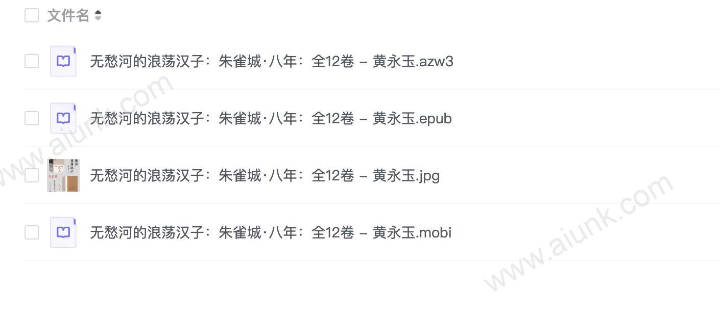 无愁河的浪荡汉子:朱雀城·八年:全12卷 - 黄永玉