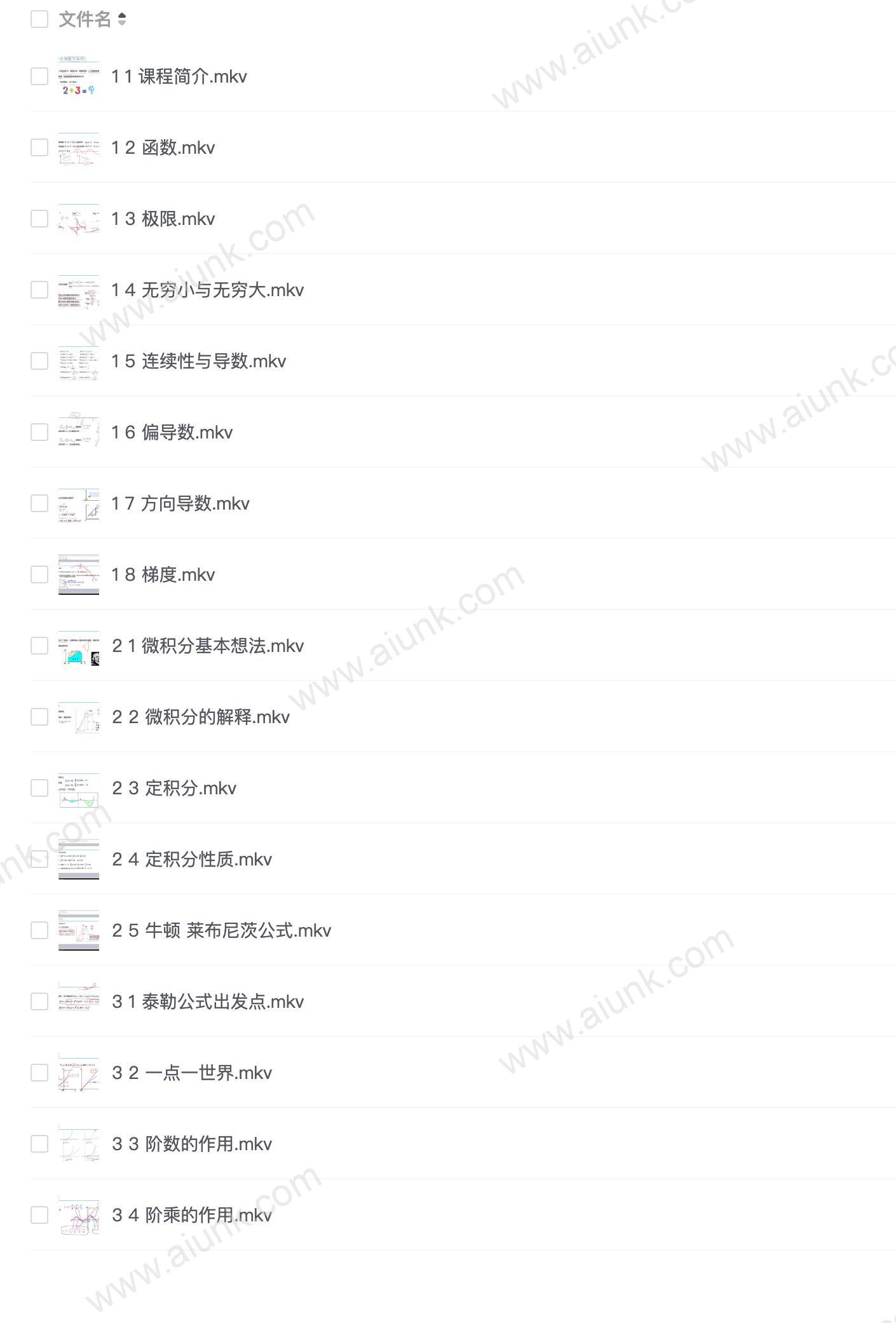 人工智能-必备数学基础