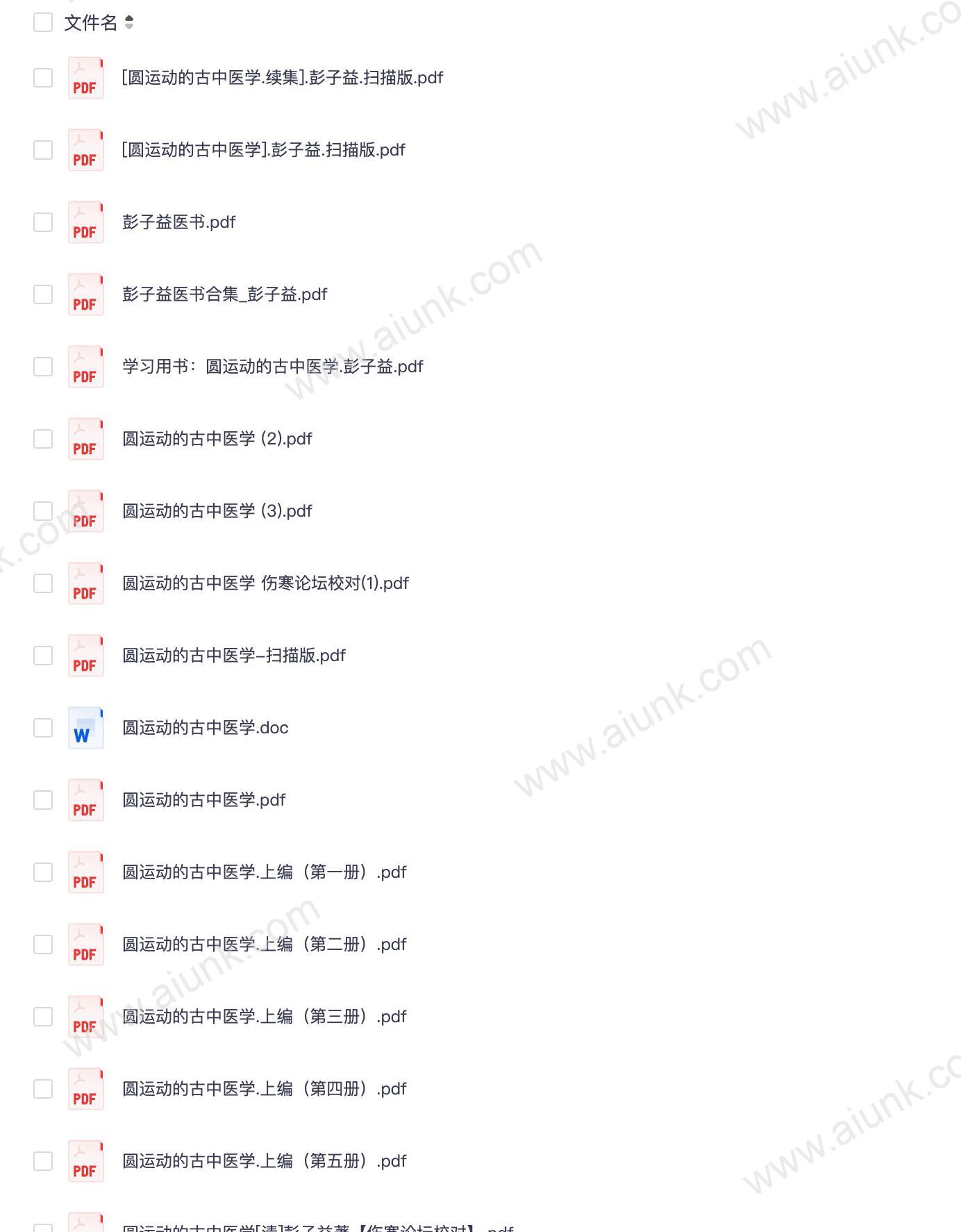 彭子益医书合集