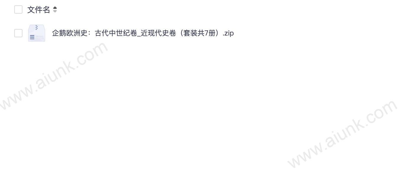 企鹅欧洲史:古代中世纪卷_近现代史卷(套装共7册)