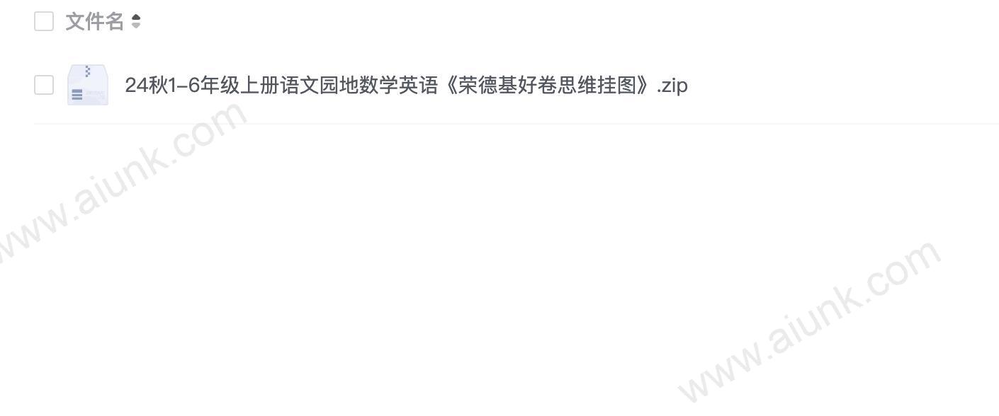 24秋小学1-6年级语文数学英语好卷思维挂图全套高清电子版下载