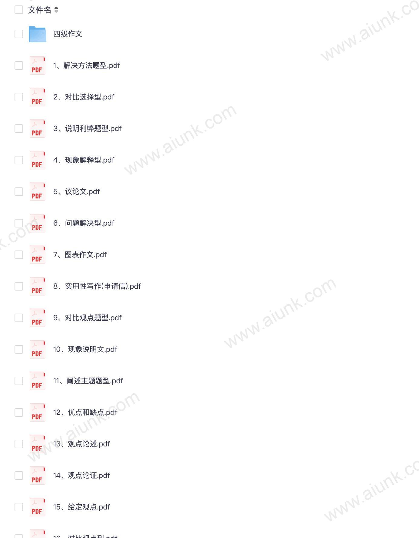 2023年英语四级作文高分模板