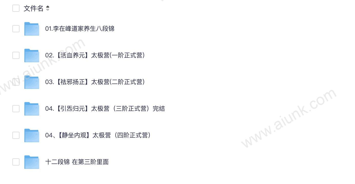 李在峰全套养元活血祛邪养正引炁归源八段锦站桩太极拳十二段锦课