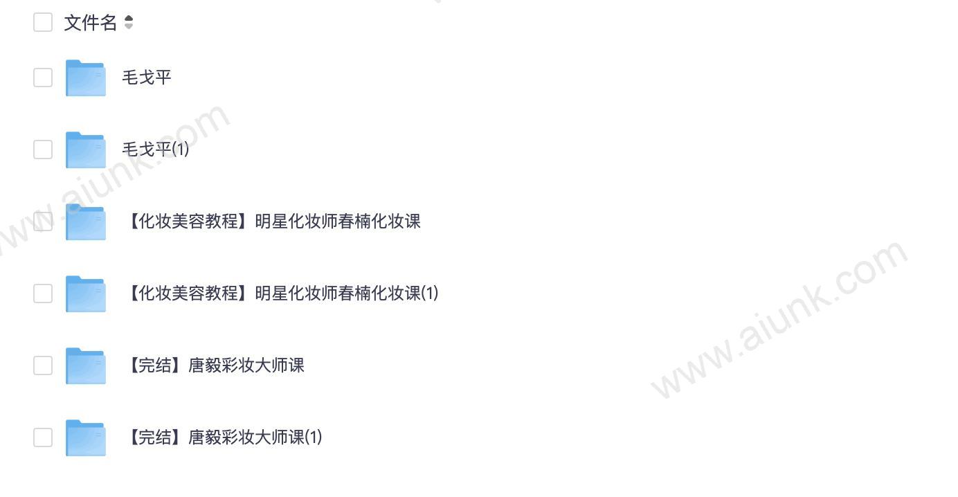 毛戈平 业内top 精品化妆教程(明星御用 )