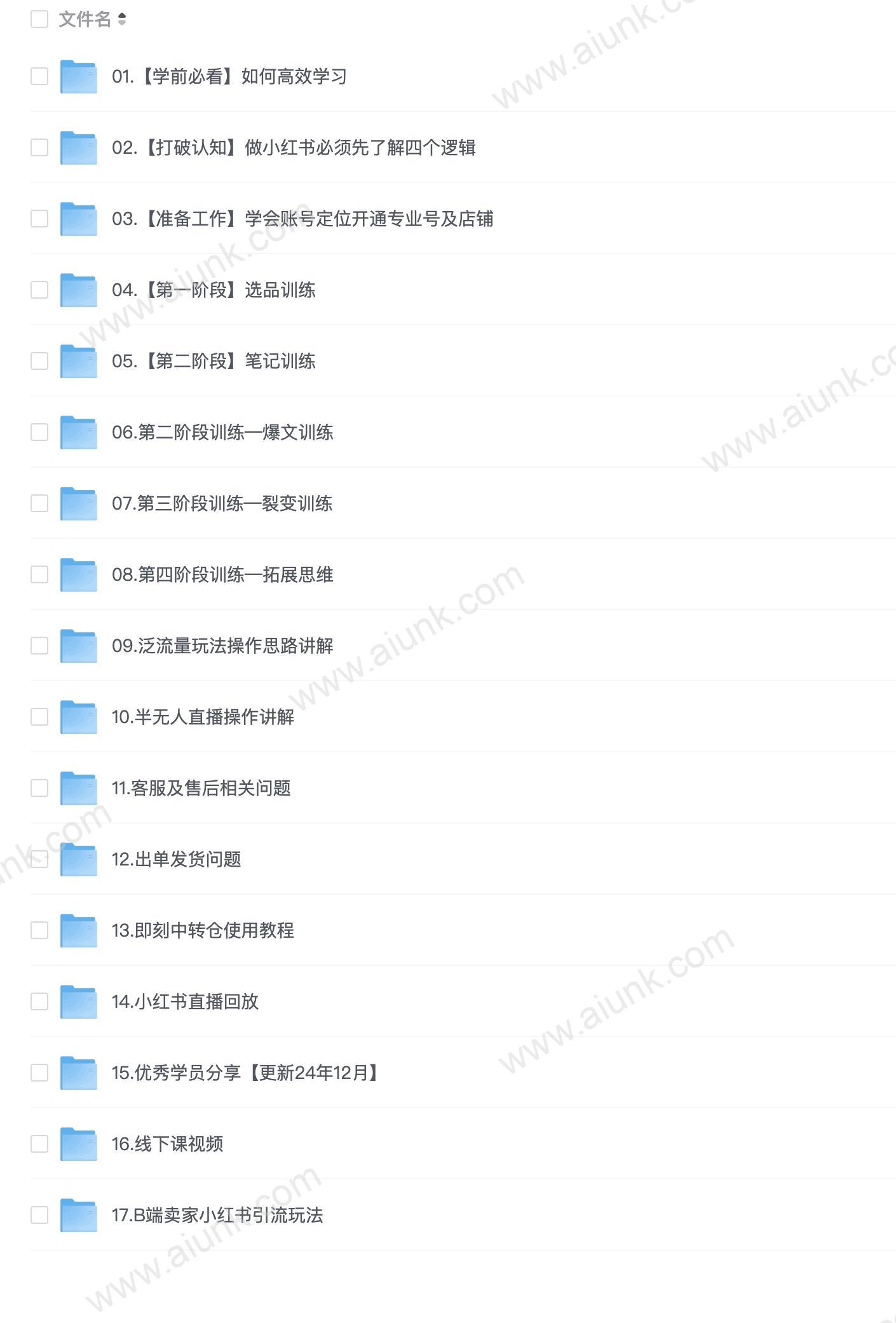 流量电商小红书笔记带货课