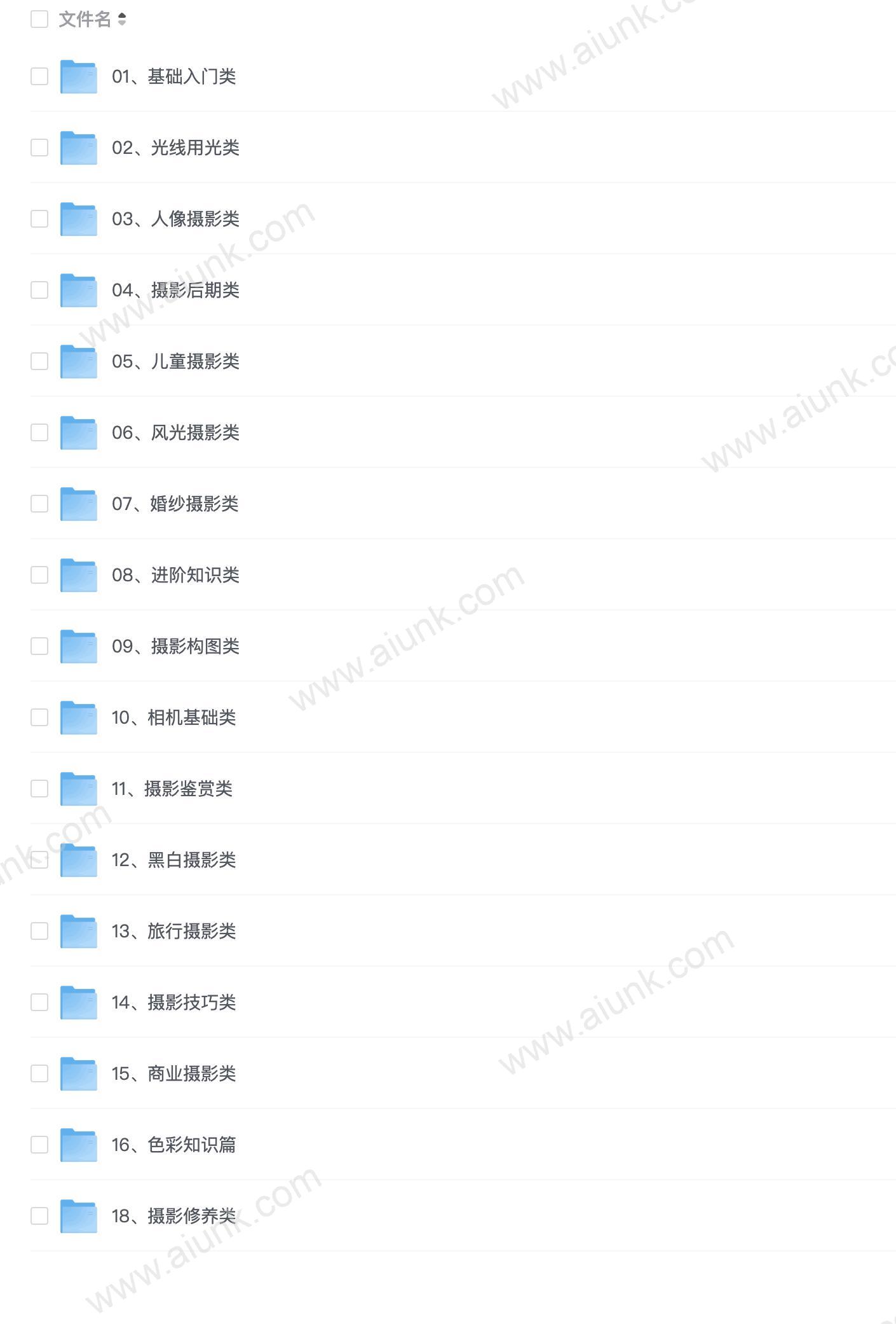 860本摄影书籍 涵盖全范围摄影知识