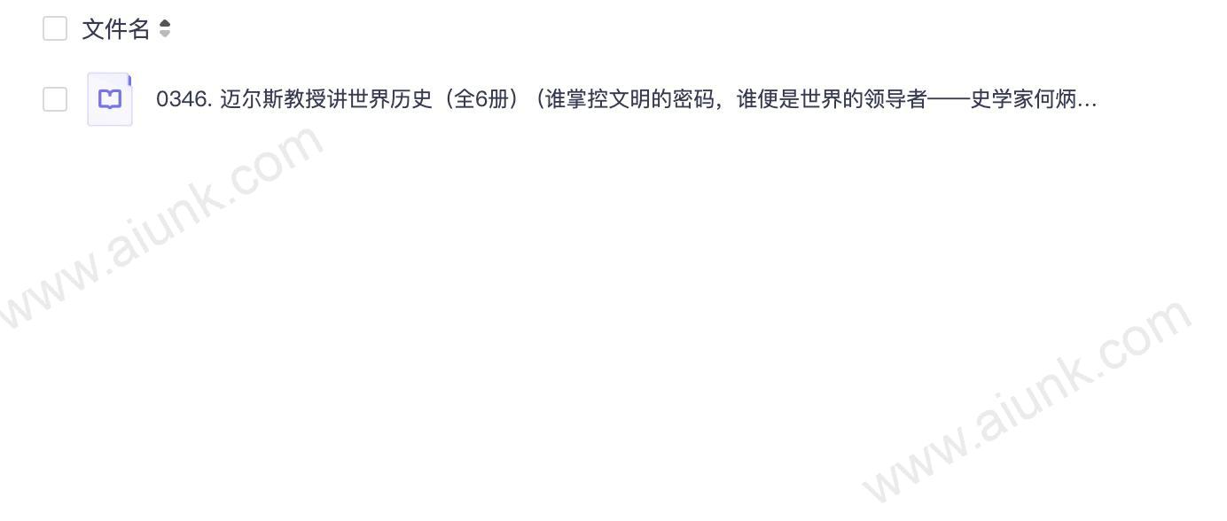 0346. 迈尔斯教授讲世界历史(全6册) (谁掌控文明的密码,谁便是世界的领导者——史学家何炳松、周谷城,文学家矛盾力荐史学经典!).epub
