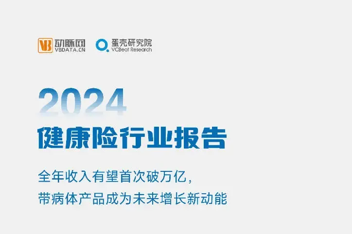 2024年健康险行业报告