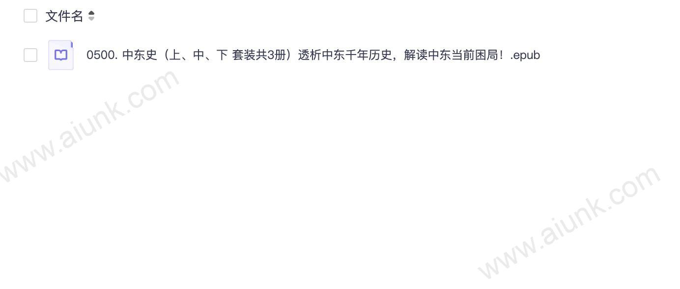 0500. 中东史(上、中、下 套装共3册)透析中东千年历史,解读中东当前困局!.epub