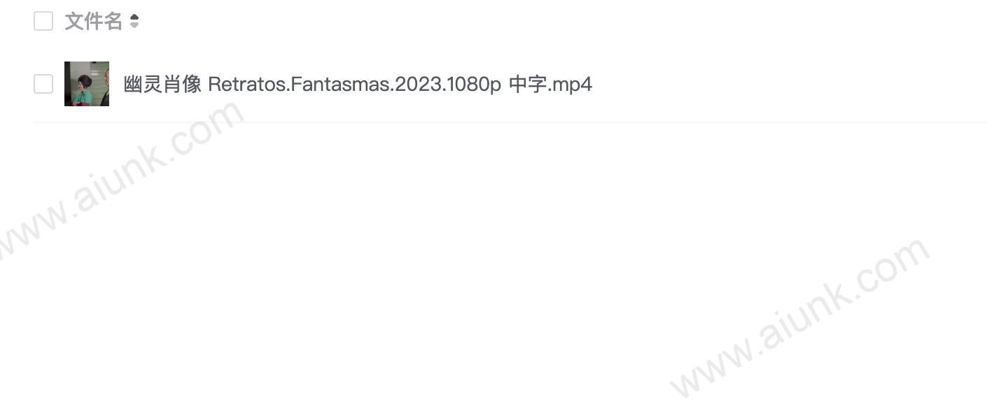 幽灵肖像 Retratos Fantasmas (2023)