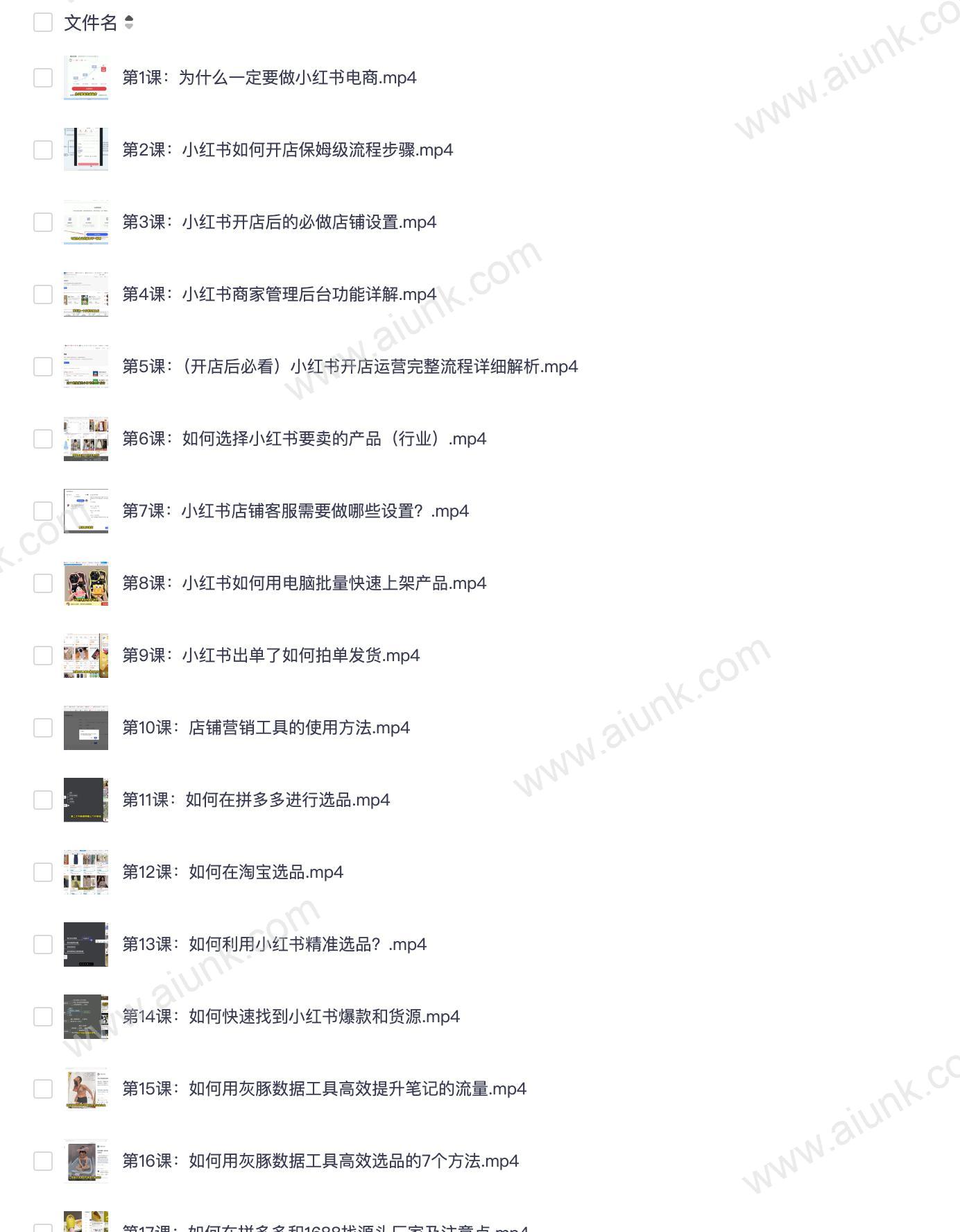 小红书开店卖货实战训练营,小红书入门到精通课,7天时间实现快速变现