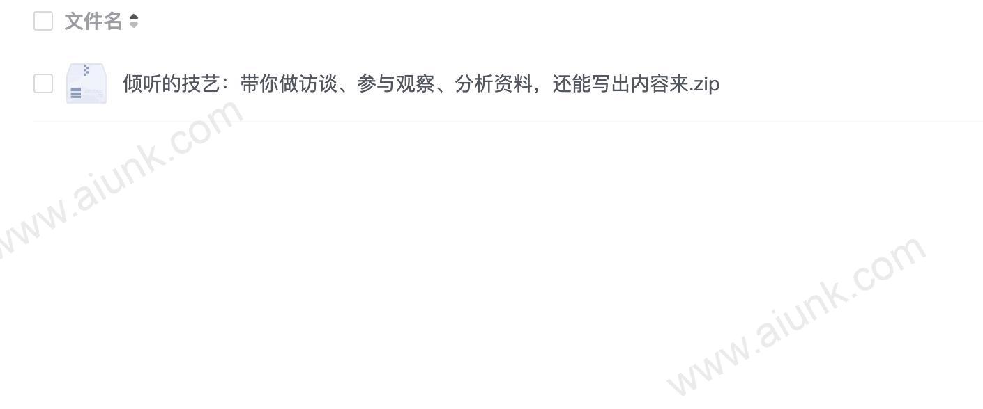 倾听的技艺:带你做访谈、参与观察、分析资料,还能写出内容来