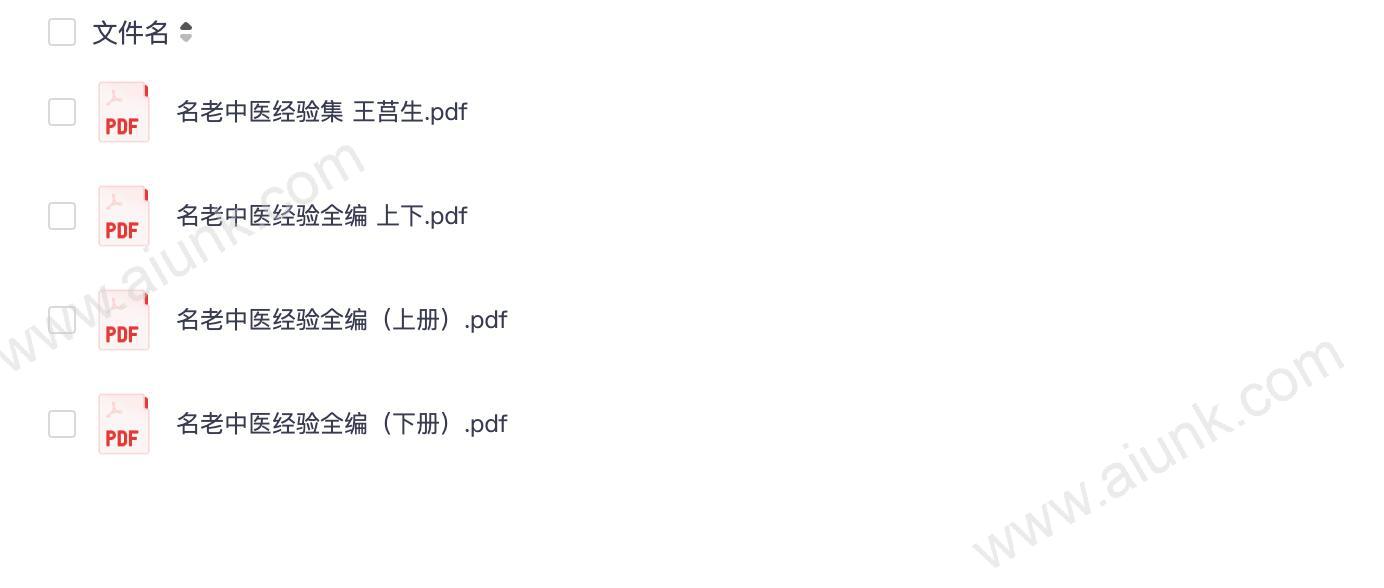 名老中医经验全编 王莒生【上下册PDF】