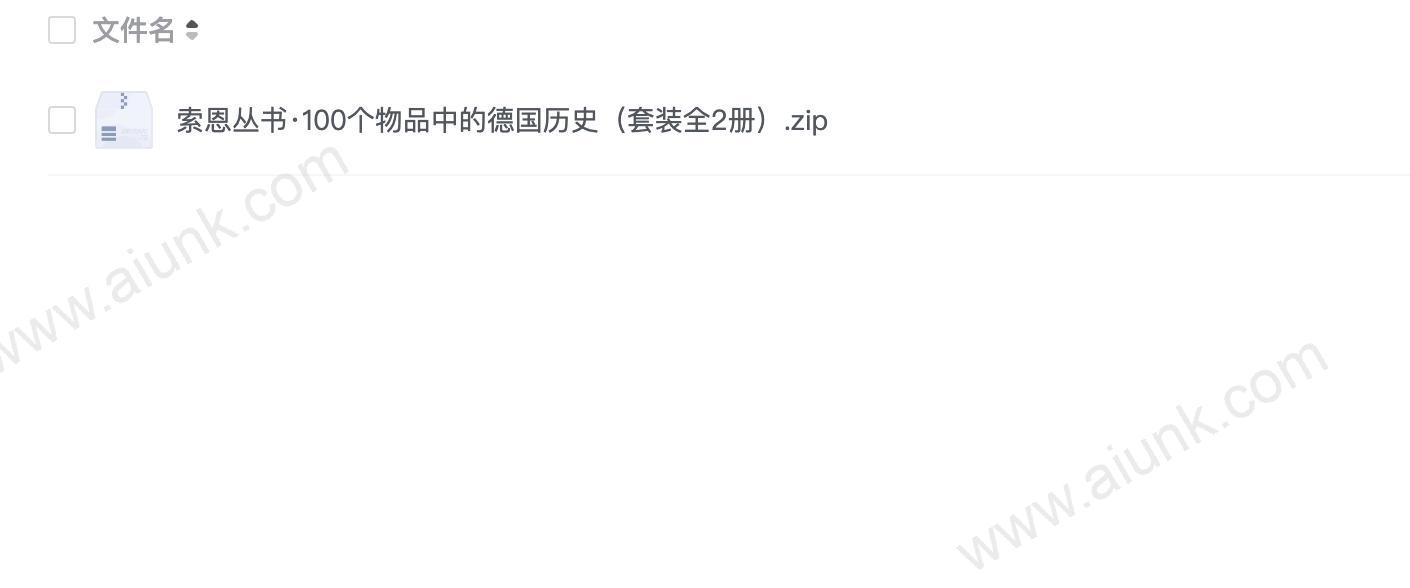 索恩丛书·100个物品中的德国历史(套装全2册).zip
