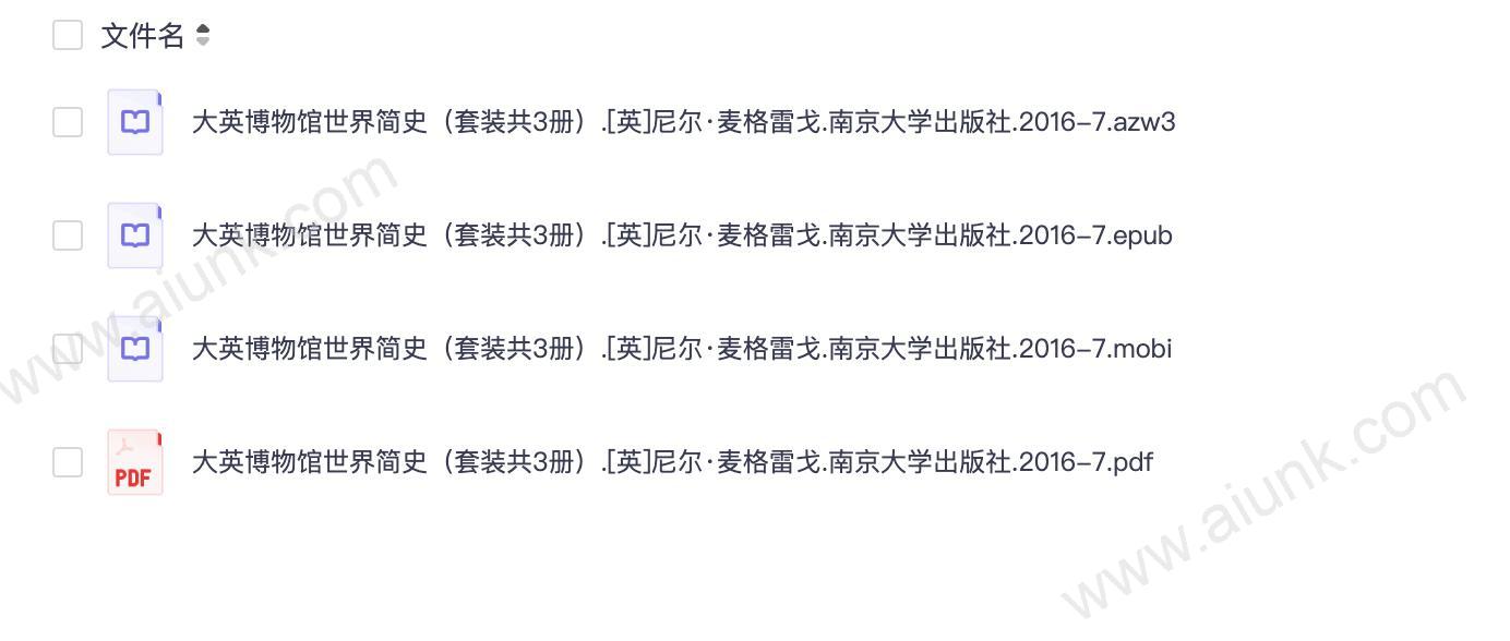16大英博物馆世界简史(套装共3册)