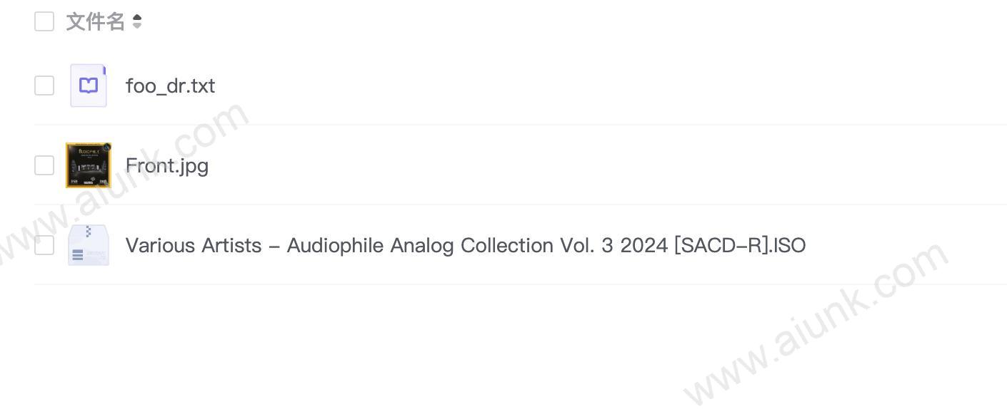 Various Artists - Audiophile Analog Collection Vol. 3 2024 [SACD-R]