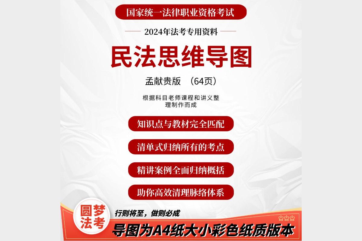 2025年孟献贵精讲思维导图（详细版）