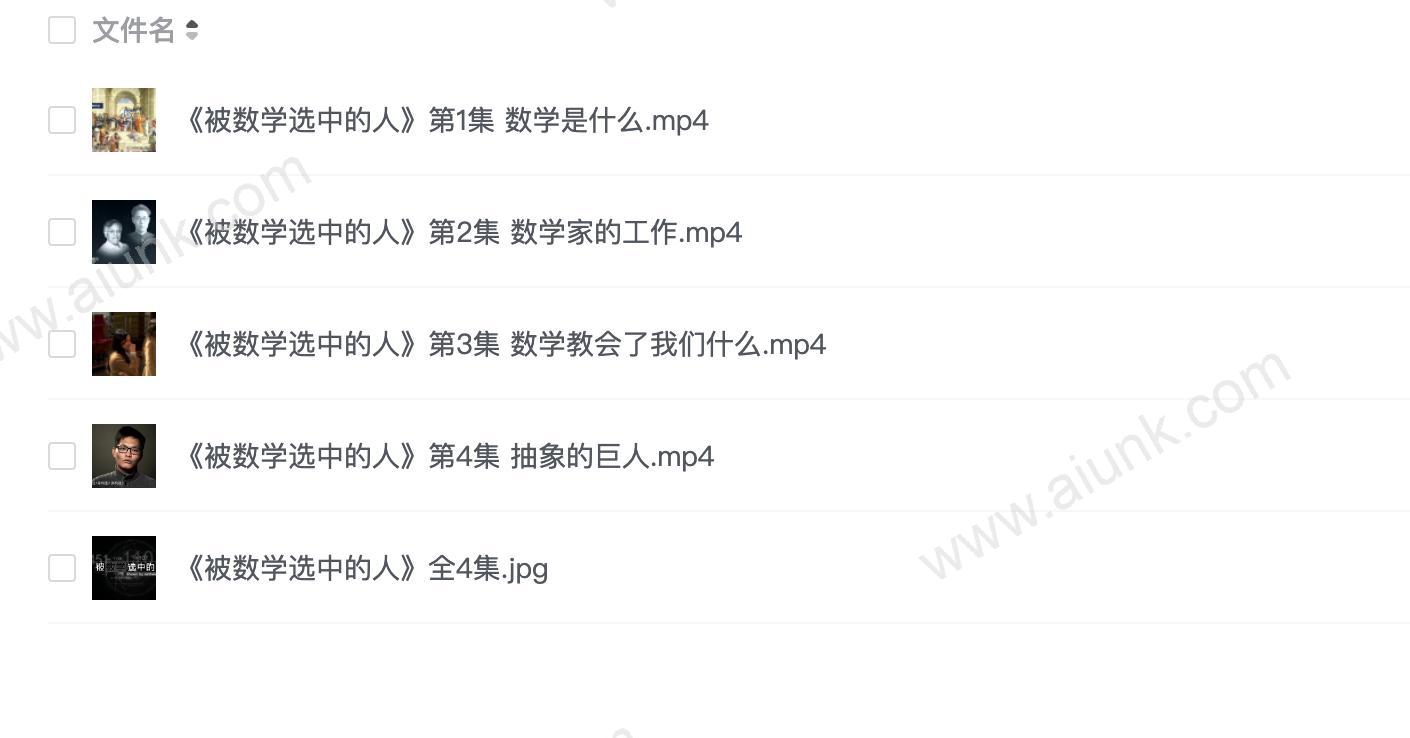 ✅【央视】《被数学选中的人》国语中字 1080p 全4集(1)