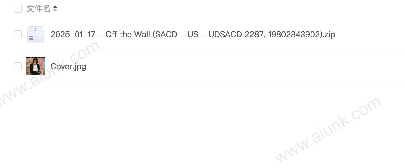 迈克尔杰克逊Michael Jackson - 2025-01-17 - Off the Wall