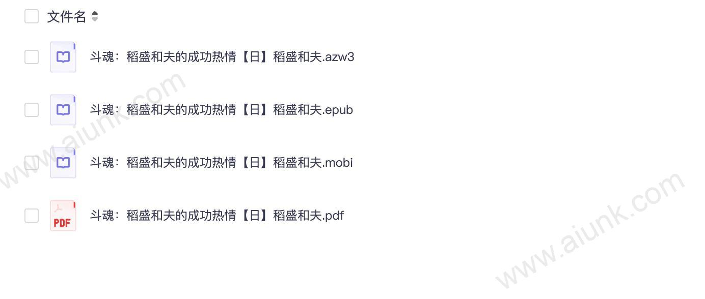 斗魂:稻盛和夫的成功热情