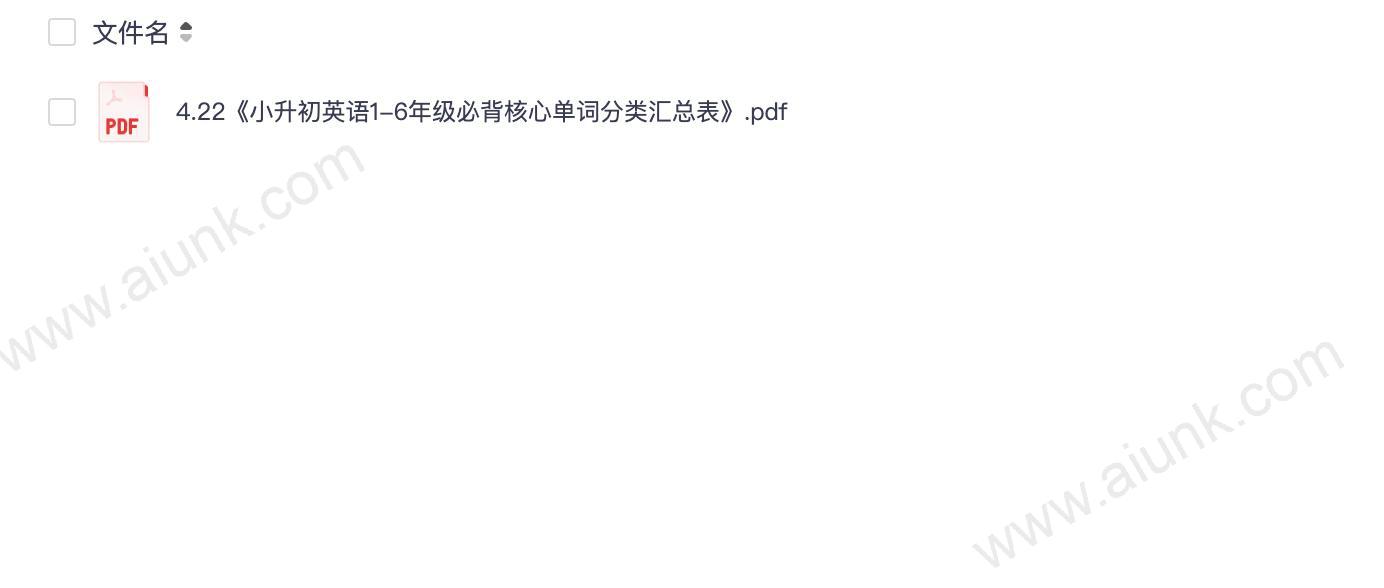 25春小升初英语必背核心单词分类汇总1-6年级全掌握