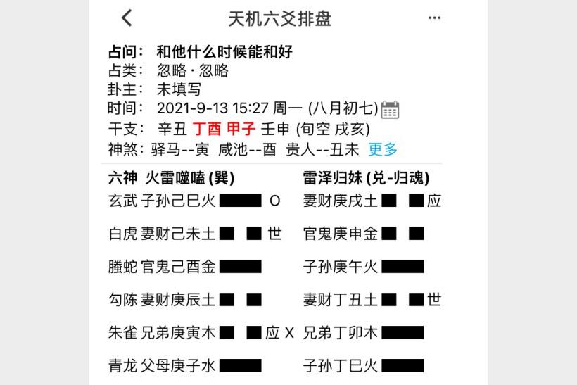 六爻占感情类综述详解