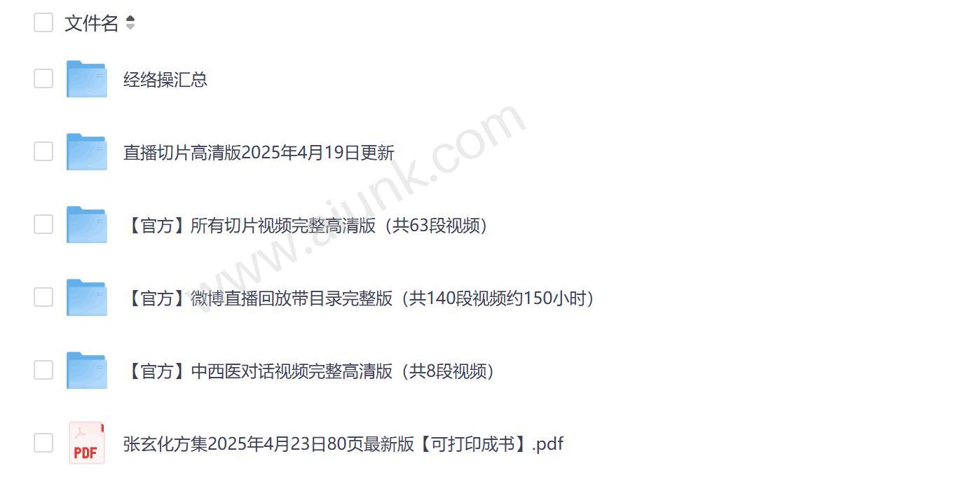 张玄化中医25年4月官方课程合集最新版系统教学 
