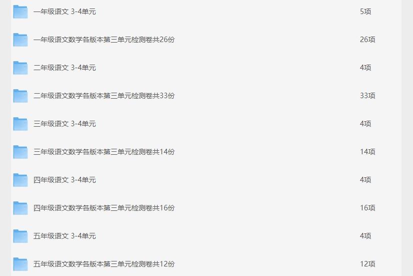 1-6年级单元检测卷与快乐学习报全套教辅资料精选
