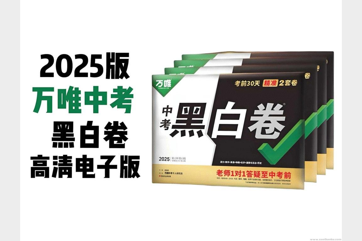 2025济南万唯中考黑白卷语文数学2科真题模拟