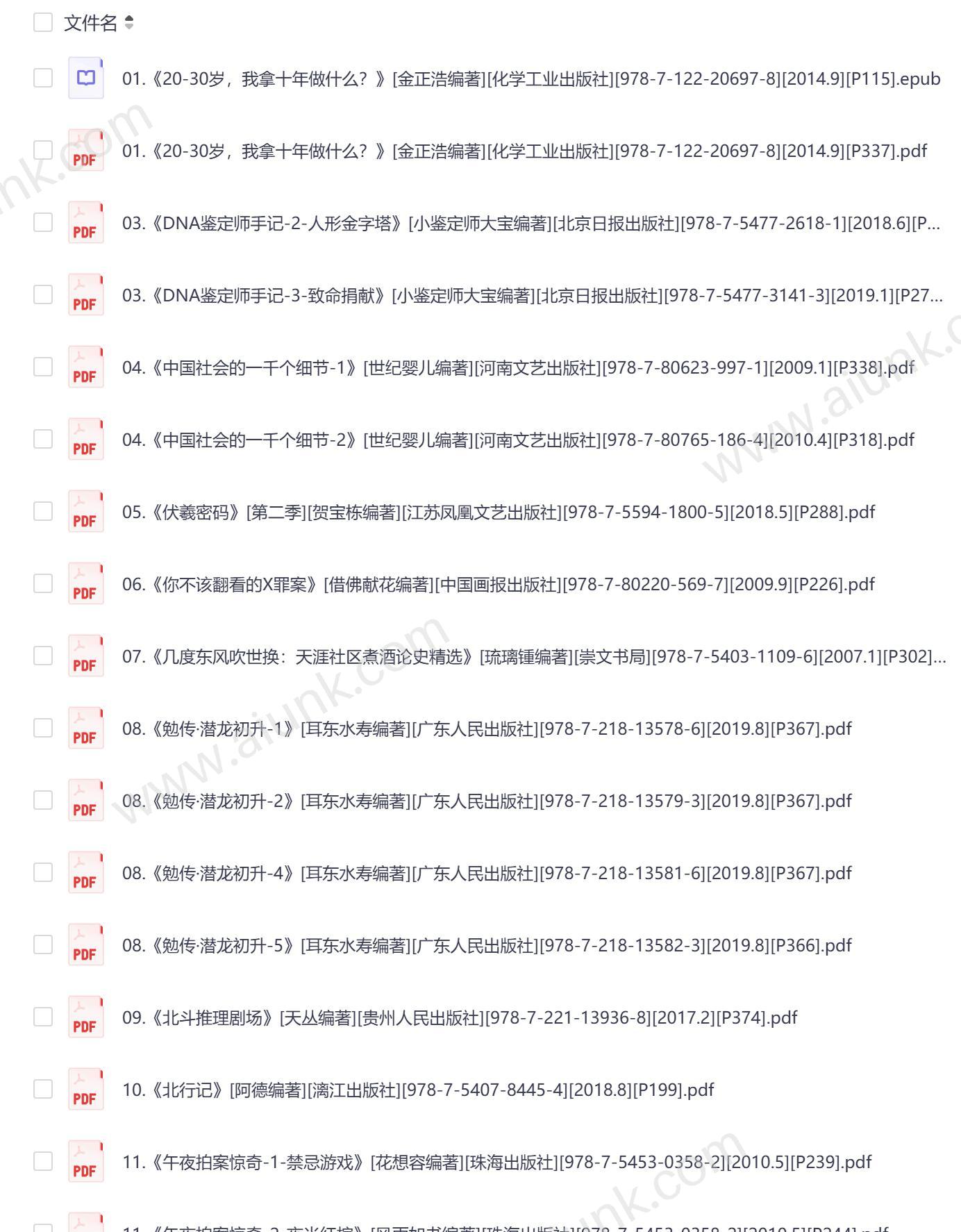 天涯社区52本经典好书推荐 阅读量超500万精华书单