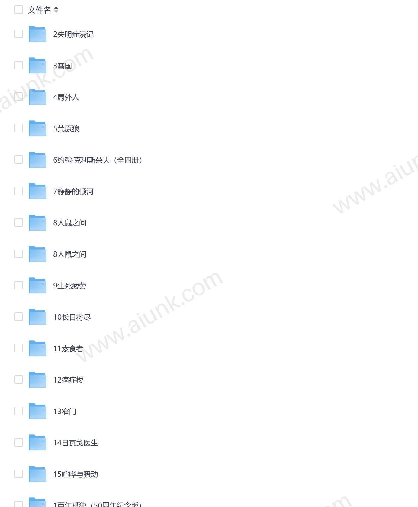 诺贝尔文学奖必读15部经典作品推荐 