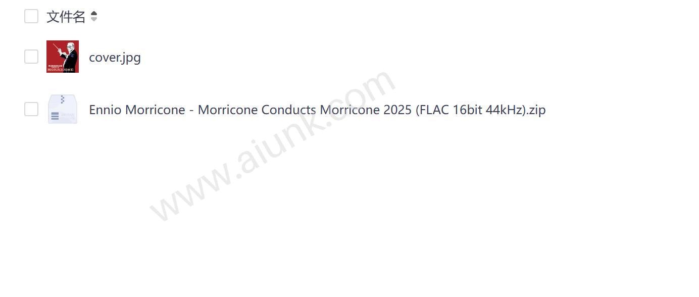 Ennio Morricone Conducts Morricone 2025 FLAC 16bit 44kHz High Quality Audio