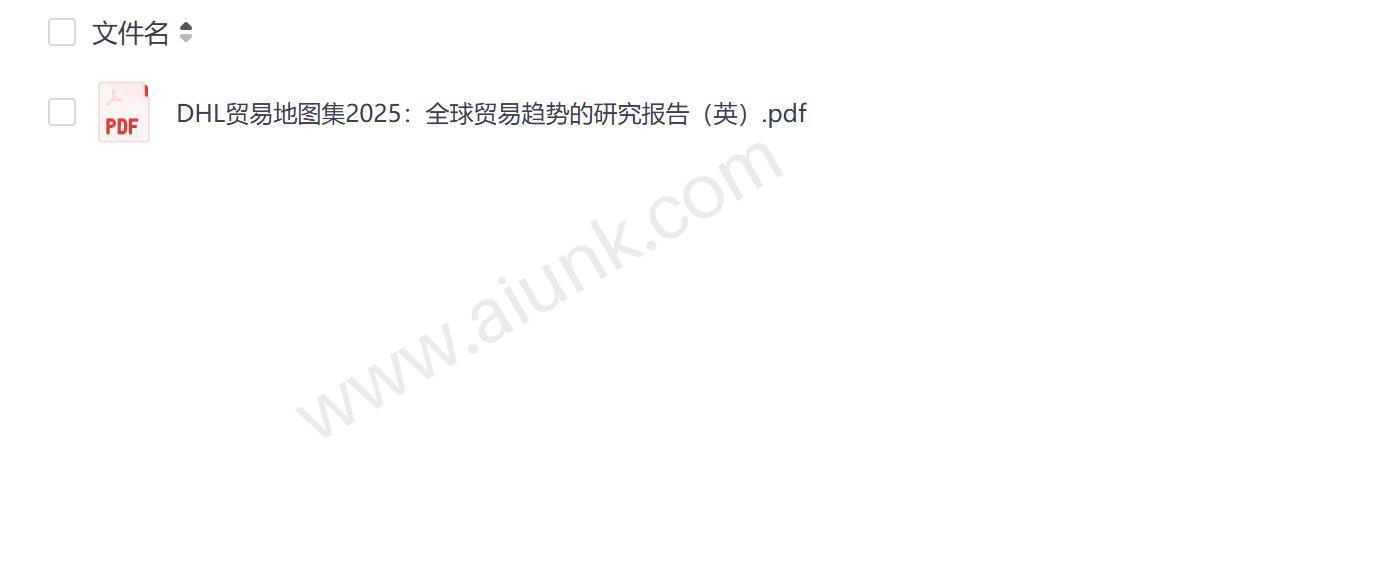 全球贸易趋势研究报告2025PDF下载与分析