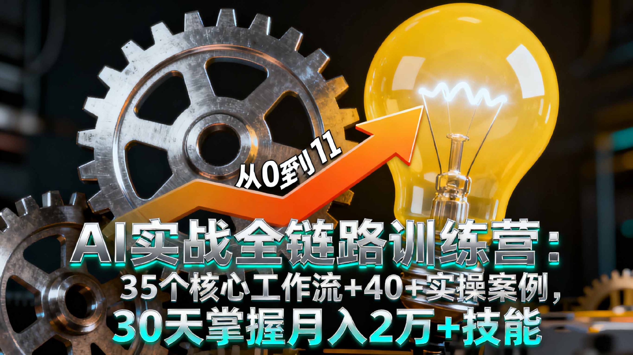 AI实战训练营，普通人也能掌握的高效技能